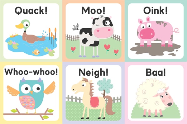 животные на английском для детей с произношением