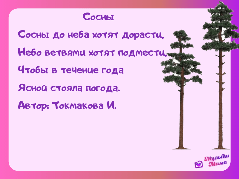 стихи про деревья